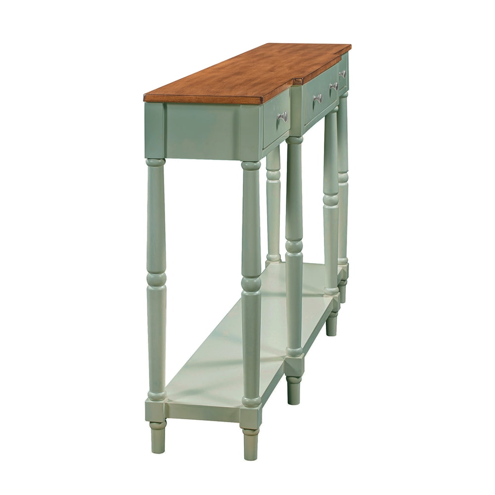 Lowestbest Console Table Entry Table, Wood Entryway Table with Storage Shelf and Drawer (Green) Lowestbest Console Table Entry Table, Wood Entryway Table with Storage Shelf and Drawer (Green)
