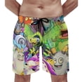 thumbnail image 5 of My Singing Monsters Men's Swim Trunks Board Shorts Drawstring Elastic Waist Quick Dry Swimsuits Beach Shorts with Pockets 3XL, 5 of 8