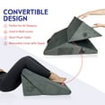 WhatsBedding Memory Foam Wedge Pillow Sleep Apnea, AntiSnore, Acid Reflux Aid