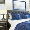 thumbnail image 4 of Designart 'Blue Agate Stone Design' Modern & Contemporary Bedding Set - Duvet Cover & Shams, 4 of 4
