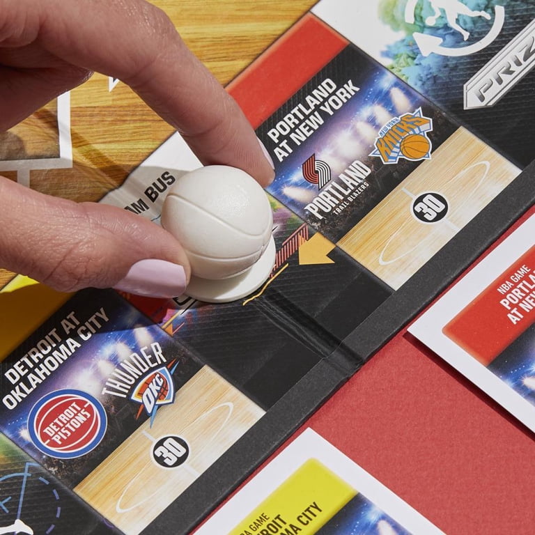 Monopoly Prizm NBA Edition: Basketball Board Game with Panini NBA