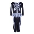 thumbnail image 2 of Disfraz Infantil Source Esqueleta Plata Talla 7-8 años Halloween, 2 of 4