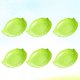 thumbnail image 1 of unbranded 6Ud En Forma De Hoja Para Plástico Verde Ideal Para Fiestas Y Uso En Cocina, 1 of 8