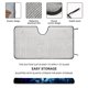 thumbnail image 2 of Venom Parasol para Parabrisas Delantero Protector Plegable, Visera Solar para Auto Bloquea Rayos UV Mantiene tu Vehículo Fresco 130cm*70cm, 2 of 6
