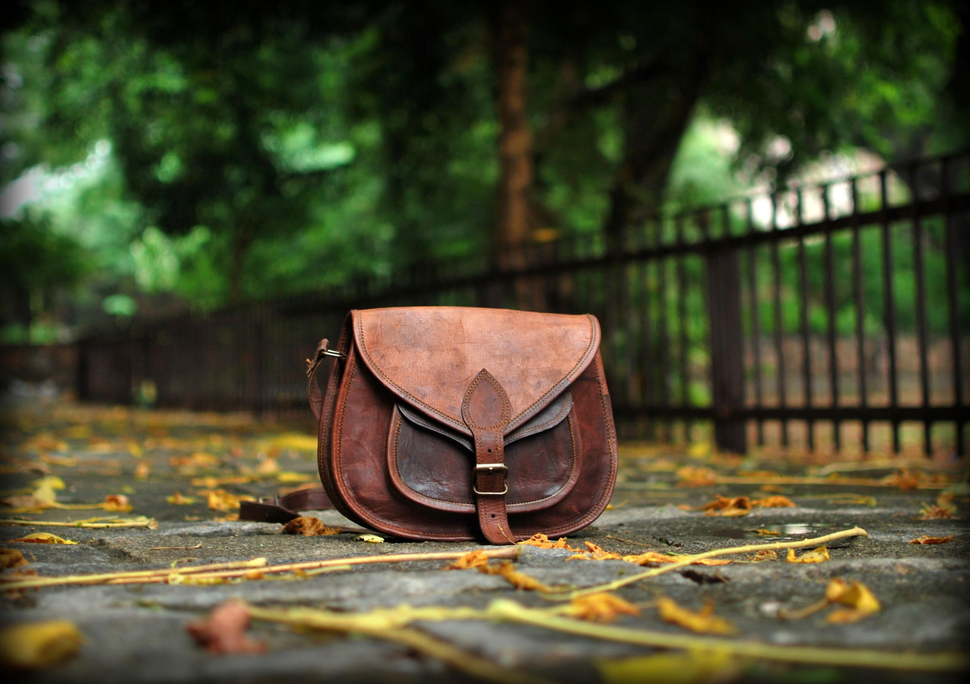 Women Leather Handbag 11" Fashion Crossbody Sling Bag Ladies Purse Travel Tote Satchel Hobo Shoulder Messenger Bag Vintage Gift by Rustic Town