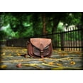 thumbnail image 5 of Women Leather Handbag 11" Fashion Crossbody Sling Bag Ladies Purse Travel Tote Satchel Hobo Shoulder Messenger Bag Vintage Gift by Rustic Town, 5 of 8