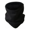 thumbnail image 2 of Cold Weather Premium Black Polar Fleece Biker NECK WARMER, Licensed Original, 2 of 3