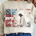 thumbnail image 2 of Stars and stripes and Jesus Christ Shirt 4th of July Tshirt christian religious faith Red white blue USA 4th July Independence patriotic, 2 of 6