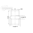 thumbnail image 3 of Boost Products  2.5 in. ID Silicone Coupler with Single Hump, Black, 3 of 3