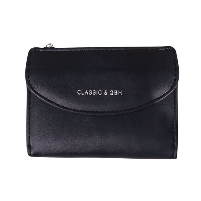 Women's Wallet, Double-Layer Zipper Card Holder, Small Accordion Multi-Card Slot Coin Purse
