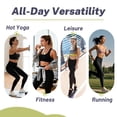 thumbnail image 6 of Hipuroga Thick High Waisted Yoga Pants for Women with Pockets Tummy Control Leggings for Athletic Workout Running Black M, 6 of 6