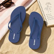 Old Navy Women's Flip Flops, Navy Blue, 7