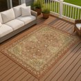 thumbnail image 3 of Addison Rugs Chantille Indoor/Outdoor Traditional Global Paprika Machine Washable Rectangle Rug, 3' x 5', 3 of 8