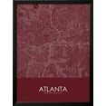 thumbnail image 2 of Atlanta, United States of America Red Map, Framed Art Print Wall Art Sold by Art.Com, 2 of 5