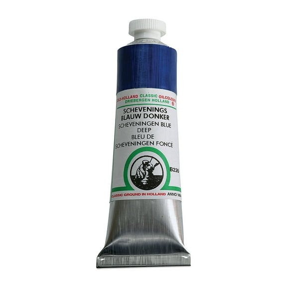 Old Holland Classic Oil Color - Scheveningen Blue Deep, 40 ml tube