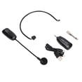 thumbnail image 1 of Auriculares inalámbricos de 2,4 G con micrófono, transmisor y receptor, emparejamiento automático portátil para guía de enseñanza., 1 of 14