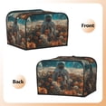 thumbnail image 3 of Uemuo Astronaut Flower Field Print Toaster Cover 4 Slice, Small Kitchen Appliance Covers, Toaster Oven Cover with Loop, Bread Machine Cover Dust Cover Protection, 3 of 7