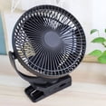thumbnail image 3 of Ventilador de flujo de aire con clip, batería recargable USB de 5 pulgadas, 3 of 5