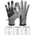 thumbnail image 4 of Guantes antideslizantes para hombre Guantes térmicos para moto A prueba de viento Clima frío Senderismo Esquí, 4 of 4
