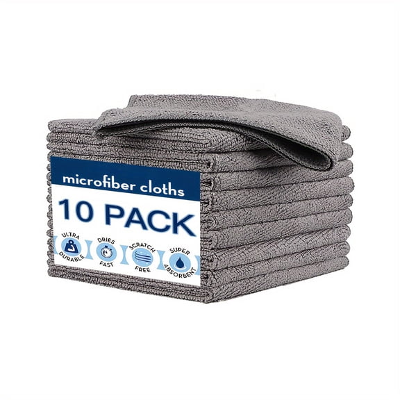 10/20 PCS Reusable Lint-Free Microfiber Cleaning Cloths | Household & Car Cleaning | Wholesale Value