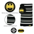 thumbnail image 5 of DC Comics Kids Winter Hat, Toddlers Mittens, and Matching Scarf, Batman Baby Beanie for Boys Ages 2-4, 5 of 7