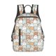 thumbnail image 1 of Balery Lovely Bear Mochila ligera para hombre y mujer: duradera e impermeable, ideal para la escuela, el trabajo, viajes y uso diario., 1 of 7