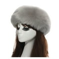 thumbnail image 2 of Womens Faux Fur Headband Winter Earwarmer Earmuff Hat Ski Winter Windproof Hat Riding Hat, 2 of 7