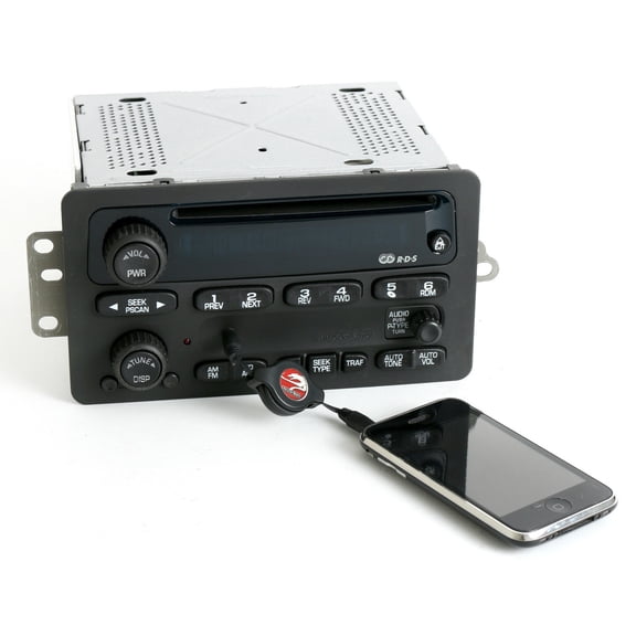 Restored UNLOCKED Chevy 2000-05 Car Radio AM FM CD Player w Aux 3.5mm mp3 Input 10318434 (Refurbished)
