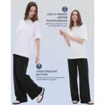 thumbnail image 4 of Women's Athletic Jogger Pants with Pockets, Soft Lounge Sweatpants for Workout, Yoga or Daily Wear, 4 of 6