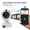 thumbnail image 3 of 4.3inch IPS LCD Screen Digital Peephole Viewer, 120 Degree Wide Angle Front Door Peephole Camera, Night Vision Motion Detection Digital Door Viewer for 35-120mm Door Thickness, 3 of 7
