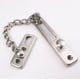 thumbnail image 5 of Cadena de seguridad para puerta, cerradura de cadena, cadena de puerta de fundición de acero inoxidable, cadena de seguridad frontal para puerta, protección contra rayones con tornillos, herrajes, 5 of 7