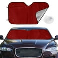 thumbnail image 2 of Kdxio Maroon Print Windshield Sun Shade,UV Rays and Sun Heat Protection,Sunshade for Car Windshield,Car Shade Front Windshield - Medium, 2 of 6