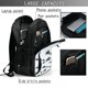 thumbnail image 4 of Balery Sea Turtle Mochila con carga USB para hombre y mujer - Mochila impermeable y antirrobo para laptop con puerto USB para viajes, trabajo, 4 of 7