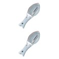thumbnail image 1 of Toystoory Removedor de escamas de pescado para el hogar Manual ABS Escamas reutilizables Rascador Herramienta de limpieza de raspado Gadget de Azul 2Conjunto, 1 of 6