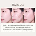 thumbnail image 5 of 2Pcs Natural Finish Cream Contour Stick, Blendable & Smooth Matte Bronzer Stick, Waterproof & Long Lasting Face Shaping Contour Stick, 5 of 5