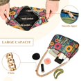 thumbnail image 2 of FORMRS Womens Shoulder Bag with Chain Strap Clutch Purse Cute Tote Handbag, Orange Colorful Flowers, 2 of 7