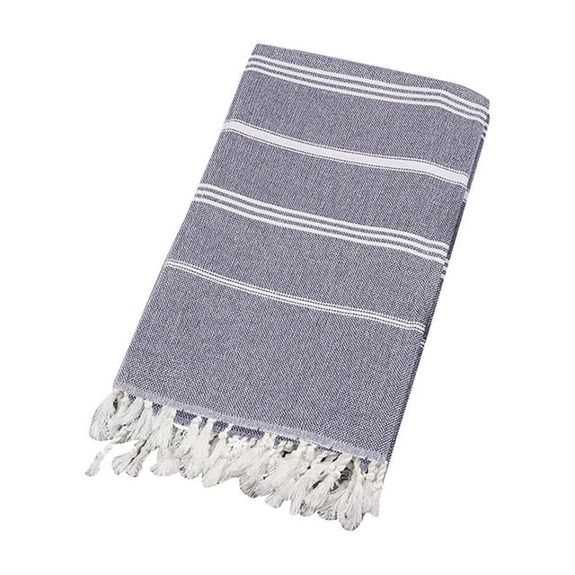 Serviette de Plage en Coton Pur Antiadhésive, Absorbante pour Plusieurs Occasions