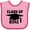 Pink and Fuchsia, variant on Inktastic Class of 2041 Future Graduate Boys or Girls Baby Bib