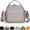 Gray, variant on Nylon Crossbody Bag for Women Lightweight Large Capacity Shoulder Handbag with Top Handle Anti-Theft Multi-Pocket Zipper Purse for Travel Daily Commute