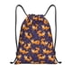 thumbnail image 1 of Fotbe Stars and Fox Cute Bolsa Mochila con Cordón Estampada, Bolsa de Gimnasio Deportiva, Bolsa Cinch, Bolsa con Cordón para Hombres y Mujeres-Medium, 1 of 6