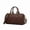 dark brown, variant on Genuine Cowhide Women Handbag, Pebbled Leather Boston Cylindrical Crossbody Bag