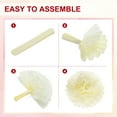 thumbnail image 3 of Uxcell Paper Pom Poms, Paper Flower Ball Kit for Birthday Bachelorette Wedding Shower Bridal Party Decoration Light Pink 3.94 x 3.94 Inch, 3 of 6