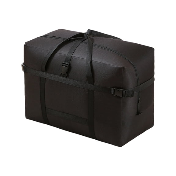 Large Capacity Waterproof Moving Packing Bag, High-Density Oxford Cloth Luggage Tote, Airline Check-In Ready Travel Duffel for Moving Trips & Storage, Durable Reusable Clothes Organizer