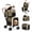 Green, variant on Extra Large Foldable 3-in-1 Pet Stroller for 2 Dogs or Cats, Double Carrier with 4 Lockable Wheels & Safety Tether, Holds up to 60 lbs, Portable Travel Cart for Small to Medium Pets (Black)
