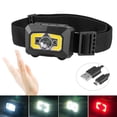 thumbnail image 3 of Soidarity Linterna para exteriores, suministros para senderismo, linterna multifuncional ABS, equipo de pesca, iluminación para acampar, linterna frontal Estufas de camping Negro Soidarity OD029551-02B, 3 of 6