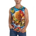 thumbnail image 6 of Daiia Vibrant Picnic Food Spread Printed Men's Tank Tops,Casual Soft Sleeveless Gym Muscle Shirts Bodybuilding Tee-X-Large, 6 of 8