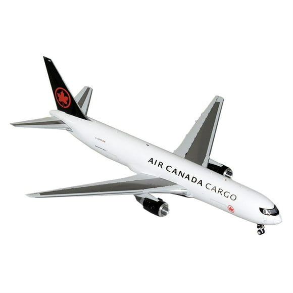 Boeing 767-300F Avion Commercial « Air Canada Cargo » (C-GXHM) Blanc avec Queue Noire Série « Gemini 200 » Modèle d'Avion Moulé sous Pression 1/200 par GeminiJets