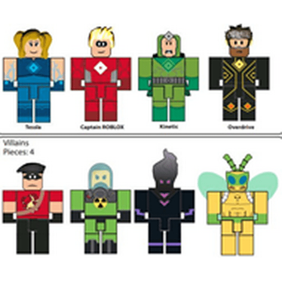 Heroes Of Robloxia Action Figure 8 Pack - 