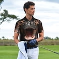 thumbnail image 3 of Pofeuu Playful Baby Hippo Splash Print Men's Loose Fit Midweight Short-Sleeve Pocket Polo,Polo Shirts for Men Golf Shirts for Men,Men's Polo Shirts,Polo Shirts for Men Golf Shirts for Mens-, 3 of 6