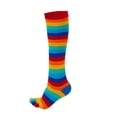 thumbnail image 3 of Rainbow Knee High Socks (Toe Socks), 3 of 3